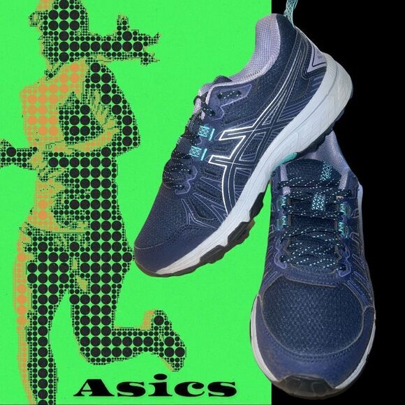 ASICS Gel-Venture 7 Blue Running Sneaker Women’s Size 8.5 1012A476-001 - Picture 1 of 7